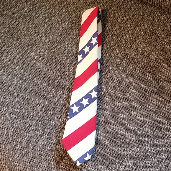 Other - C.C. Vintage 70's American Flag Tie